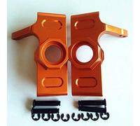 EPTNNASO 2pcs Aluminum Axle Carriers Knuckle Arm Orange for 1/8 RC HPI Savage X XL 21 25 SS 4.6 5.9 Flux 85048