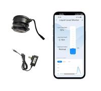 EPTTECH TLC2206 Tuya Smart Life Mobile APP Wireless WiFi Remote Ultrasonic Contactless Outdoor Waterproof IP67 Liquid Water Oil Fuel Level Tank Monitor Sensor Controller Automatic Alarm Indicator