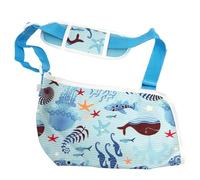 Epunk Children's Cotton Arm Sling for 7-9 Years Forearm, Wrist & Finger Support - Adjustable Fracture Immobilizer for Kids Injuries
