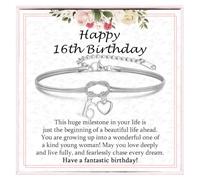 EPVID 16th Birthday Gifts Girl, Infinity Knot 16th Birthday Bracelet