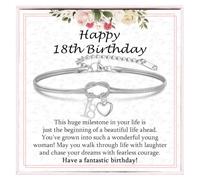 EPVID 18th Birthday Gifts for Girls, Infinity Knot 18th Birthday Bracelet
