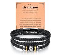 EPVID Grandson Gifts, Engraved Bracelet for Men Teenage Boys