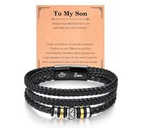 EPVID Son Gifts, Engraved Bracelet for Men Teenage Boys