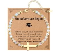 EPVIDO 5th/ 6th/ 8th Graduation Gifts for Girls Cross Necklace 2026 Grad Graduate Gift Ideas Elementary Middle High School College Phd, 2026 Graduation Gift for Her, Stone, no gemstone