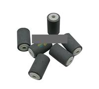 EPVJXPOYS 10pcs 18mm Pinch Roller Rubber Paper Pressure Roller Wheel，Compatible For Allwin，Compatible For Xuli，Inkjet Printer 18 * 10 * 3(Gray)