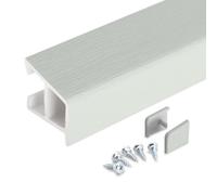 Epwin uPVC Door Weather Bar & End Caps (850mm) - Agate Grey