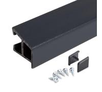 Epwin uPVC Door Weather Bar & End Caps (850mm) - Anthracite Grey (Smooth)