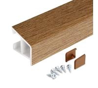Epwin uPVC Door Weather Bar & End Caps (850mm) - Golden Oak