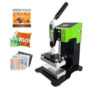 EpyGnom 1-Ton Manual Rosin Press 600W with 6x12cm Heated Platens Heat Press Machine for High-Pressure Home Oil Extraction from Flowers Herbs and Plants for Concentrates