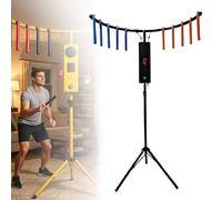 EpyGnom 2026 New Reflex Game, Reflective Drop Stick Challenge Game, Reflex Drop Stick Game, Adjustable Speed, Reflex Booster for Parties, Family Nights & Commercial Use Black