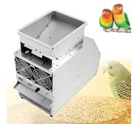 EpyGnom Bird Feed Blown Shell Splitter Bird Seed Cleaner Cleaning Machine with Adjustable Speed Fan Cereals Winnowing Machine Grain Thrower Screening Machine 30~40kg/h