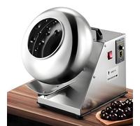 EpyGnom Commercial Sugar Coating Machine, Chocolate Panning Machine, 5-90 r/min Adjustable, Automatic Tablet Coating Polishing Machine for for Food Industries and Pharmaceutical