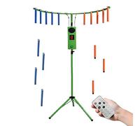 EpyGnom Hand Eye Coordination Training Catching Stick Game, Reflex Stick Challenge Game with LED Digital Display & Music Reaction, for Events, Rentals, and Family Game Nights Green