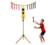 EpyGnom Reflex Stick Challenge Game, Adjustable Speed Hand-Eye Coordination Trainer Arcade Machine with LED Digital Display & Music Reaction for Party & Family Game Yellow