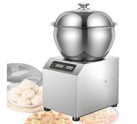 EpyGnom Spiral Mixer & Commercial Dough Maker with Dual Rotation, Visible Lid, Removable Stainless Steel Bowl & Timer for Bakery Restaurant Pizza Bread Dough & Commercial Home Use 8kg