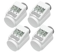 eQ-3 Eqiva Model L Electronic Radiator Thermostat with Boost Function, Set of 4