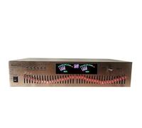 EQ-666BT Bluetooth Equalizer Stereo Lossless 40 Band Audio Digital Effects Controller, Home EQ Tuning Hi-Fi Equalizer, Home Equalizer High/Mid/Bass, Support Card/U Disc, Gold