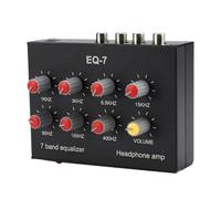 EQ-7 Car Audio Headset Amplifier 7-Band EQ Equalizer 2 Channel Digital Sound Equalizer