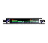 EQ-777 Digital Equalizer EQ Noise Reduction，with Spectrum Display 31 Bands for KTV Stage Performance Board Stereo Level，LED Spectrum Indicator Professional Sound System Karaoke Equipment