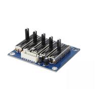 EQ Equalizer Board for Audio Preamplifier Stage - 5/10/15-Band Stereo Tone Control PCB with Dual ±5V to ±15V Regulated Power Supply, Input/Out(Power Supply)