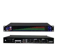 EQ Equalizer Dual Channel 31 Band, Professional Stereo Equalizer with HD LCD display, Can Be Saved Stereo Intelligent Noise Reduction Graphic Equalizer Single Single