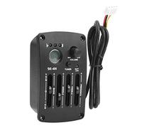 EQ Equalizer Pickup, 4 Band Pickup with LED Display and 9V Battery Preamp with 6.35mm Output Jacks for Classical Folk Guitars