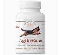 EQ K9 AgileEase Hip & Joint Supplements for Dogs (Senior & Adult), Advanced Joint Care with Glucosamine, MSM, Chondroitin & Green Lipped Mussel, Hyaluronic Acid Dog Joint Supplements,60Tablets