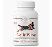 EQ K9 AgileEase Hip & Joint Supplements for Dogs (Senior & Adult), Advanced Joint Care with Glucosamine, MSM, Chondroitin & Green Lipped Mussel, Hyaluronic Acid Dog Joint Supplements,120 Tablets
