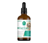 EQ K9 Dog Ear Drops - Natural Ear Cleaner for Dogs, Soothes Itchy Ears, Removes Wax & Odour, Gentle Non-Sting Formula with Aloe Vera, Witch Hazel & Coconut Oil - 100ml