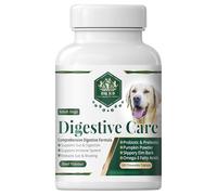 EQ K9 Probiotics for Dogs - Supports Digestion & Gut Health, Relieves Diarrhea, Gas & Itchy Skin, Boosts Immune System - With Pumpkin, Chicory Root, Omega-3 & Fenugreek - 120 Tablets