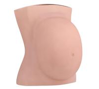 EQAIWUJIE Fake Pregnant Belly, Artificial Silicone Pregnancy Bump Costume For Film And Television Props Cosplay Photography (9Month/4.2lbs, White)