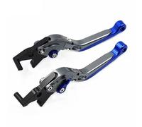 EQAUHYB Clutch Brake Lever Set Compatible with C650GT 2011 2012 2013 2014 2015 2016 2017 Motorcycle Front CNC Adjustable Brake Clutch Lever Folding Extendable Levers(Gray-Blue)
