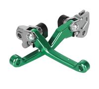 EQAUHYB Clutch Brake Lever Set Compatible with for KX250F 2004-2010 2011 2012 2013 2014 2015 2016 2017 2018 Motorcycle Pivot Brake Clutch Levers Handle Lever(Green)