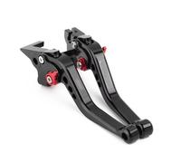 EQAUHYB Clutch Brake Lever Set Compatible with for Tenere 700 for World for Raid for XTZ700 SP 2019-2025 Motorcycle Adjustable CNC Clutch Brake Lever Handle Lever(Black-red)
