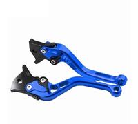 EQAUHYB Clutch Brake Lever Set Compatible with for YZF600R for Thundercat 1996-2007 Front Rear Drum Brake Levers Motorcycle Clutch CNC Adjustable Lever(Blue)