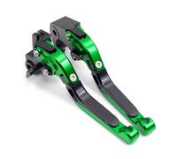 EQAUHYB Clutch Brake Lever Set Compatible with Suzuki for GSX250R for DL250 for GW250 2015 2016 2017 2018 2019 2020 Motorcycle Folding Brake Clutch Levers Anti-Break Lever(Green-Black)
