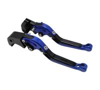 EQAUHYB Clutch Brake Lever Set for CB190R 2016 2017 Motorcycle Adjustable Folding Handles Levers CNC Aluminum Short Break Handlebar Brake Clutch Lever Accessories(Blue)