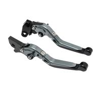 EQAUHYB Clutch Brake Lever Set for CB190R 2016 2017 Motorcycle Adjustable Folding Handles Levers CNC Aluminum Short Break Handlebar Brake Clutch Lever Accessories(Silver)