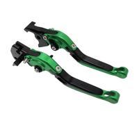 EQAUHYB Clutch Brake Lever Set for CB190R 2016 2017 Motorcycle Adjustable Folding Handles Levers CNC Aluminum Short Break Handlebar Brake Clutch Lever Accessories(Green)