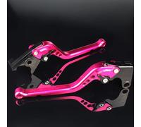 EQAUHYB Clutch Brake Lever Set for CB599 for CB600 for Hornet 600 1998-2006 for CBF500 2004-2007 for CBR900RR 1993-1999 Motorcycle Brake Clutch Lever Folding Handle(Pink)