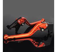EQAUHYB Clutch Brake Lever Set for CB599 for CB600 for Hornet 600 1998-2006 for CBF500 2004-2007 for CBR900RR 1993-1999 Motorcycle Brake Clutch Lever Folding Handle(Orange)