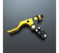 EQAUHYB Clutch Brake Lever Set for CRF250R 2004-2023 for CRF450R 2002-2023 for CRF150F for CRF230F 2003-2017 Motorcycle Single Fingered Clutch Brake Handlebar Lever(Yellow)