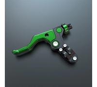 EQAUHYB Clutch Brake Lever Set for CRF250R 2004-2023 for CRF450R 2002-2023 for CRF150F for CRF230F 2003-2017 Motorcycle Single Fingered Clutch Brake Handlebar Lever(Green)