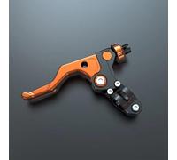 EQAUHYB Clutch Brake Lever Set for CRF250R 2004-2023 for CRF450R 2002-2023 for CRF150F for CRF230F 2003-2017 Motorcycle Single Fingered Clutch Brake Handlebar Lever(Orange)