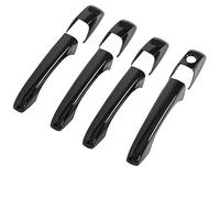 EQAUHYB Handle Cover Compatible with Jeep for Grand for Cherokee 2011 2012 2013 2014 2015 2016 2017 2018 2019 2020 2021 Car Rearview Side Mirror Cover Door Trim