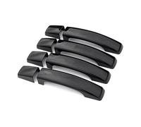 EQAUHYB Handle Cover Compatible with Land for Rover for Discovery for LR4 2010 2011 2012 2013 2014 2015 2016 Car Exterior Door Handle Pull Cover Glossy Black Trim