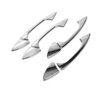 EQAUHYB Handle Cover Compatible with Mercedes for Benz for W204 for W212 Door Handle Cover Sticker Car Interior Chrome Door Handle Cover Car Styling Accessories