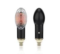 EQAUHYB Turn Signal Motorcycle Turn Signal Lights 12V Universal Blinker Indicators Light 10mm Universal Motorcycle Turn Signal Light Flasher Indicator