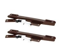 EQEQE Luggage Handle Strap,Pull Strap,2Pcs Gray Plastic Pull Handle Side Holder for Luggage Trunk Suitcase RB-016 230x25x20mm(Brown)