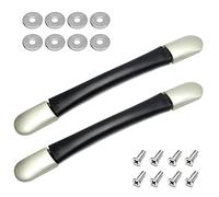 EQEQE Luggage Handle Strap,Pull Strap,2Pcs Plastic Pull Handle Side Holder for Luggage Trunk Suitcase Black RB-038A 260x31x20mm